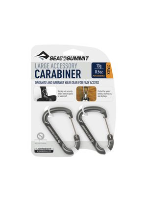Multifunktions-Karabiner SET / grey / Gross, 2er Set