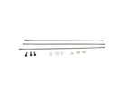 Spoke and Nipple 244mm CX-Ray Straight Pull Qty 3 / black