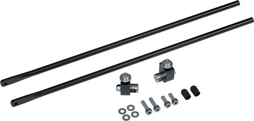 Standard Montageset mit Klemmblock / schwarz