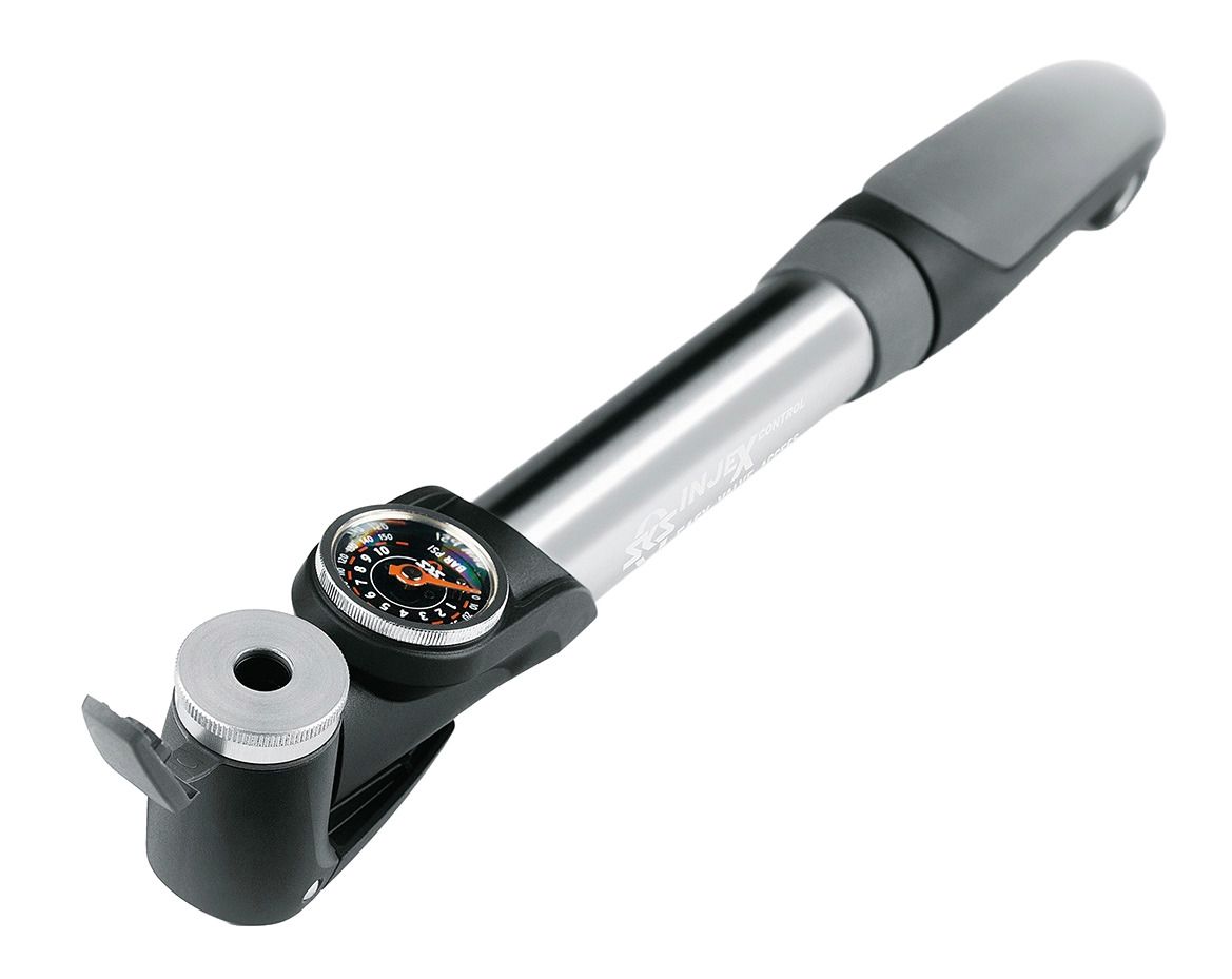 Minipumpe Injex Control mit Manometer / silber