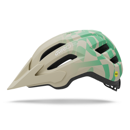 FIXTURE II MIPS Velohelm / matte stone/green rush / UA 54-61
