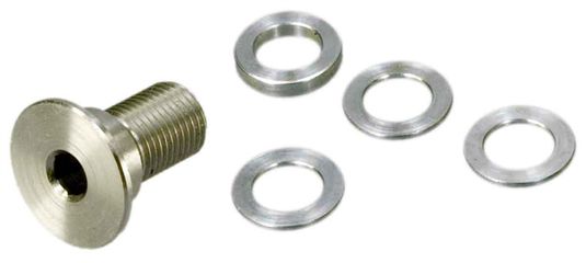 SPEEDHUB RAHMENSCHRAUBE lang mit Distanzscheiben / silber