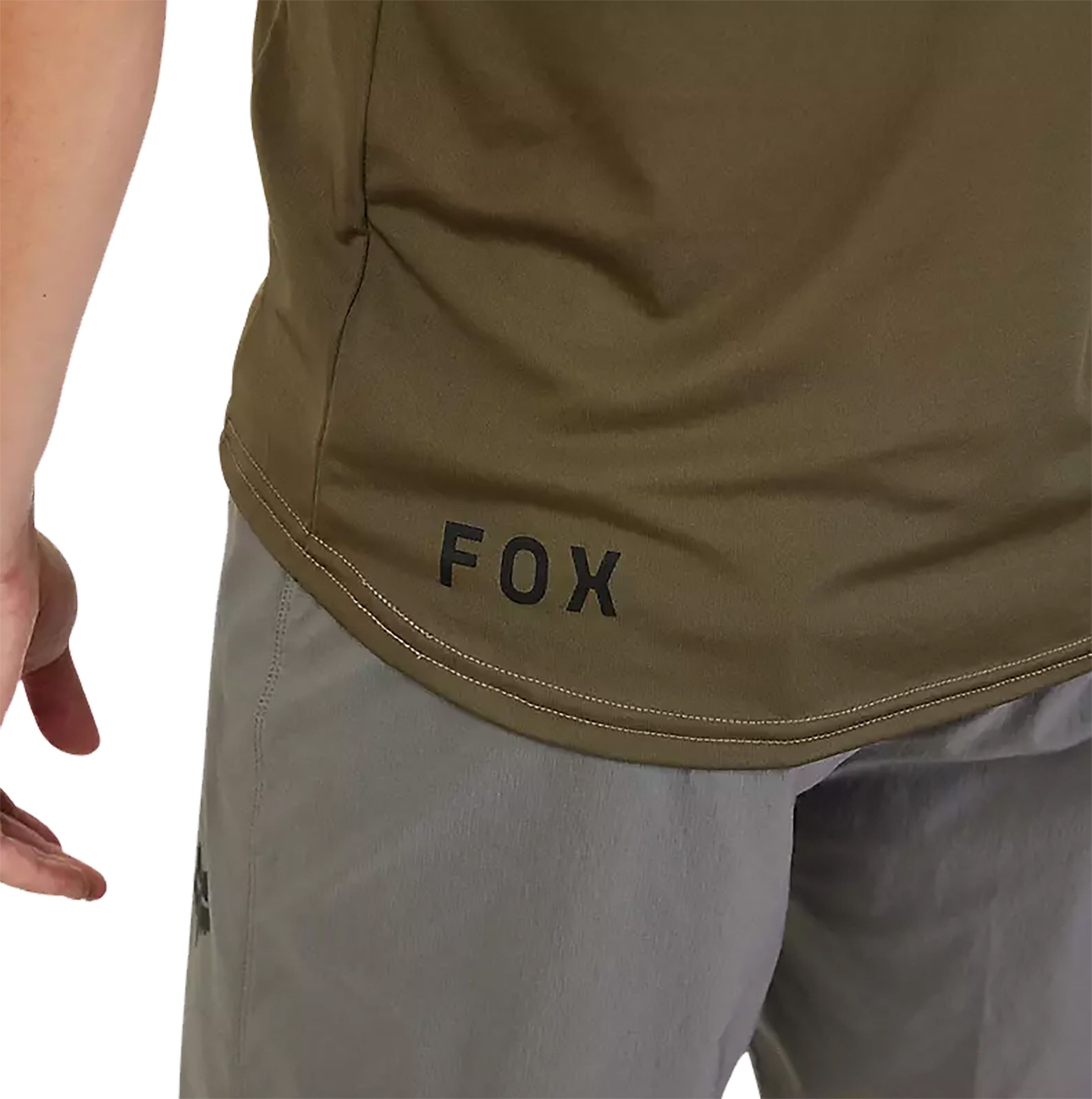 FLEXAIR Herren-Kurzarmshirt / olive green / M