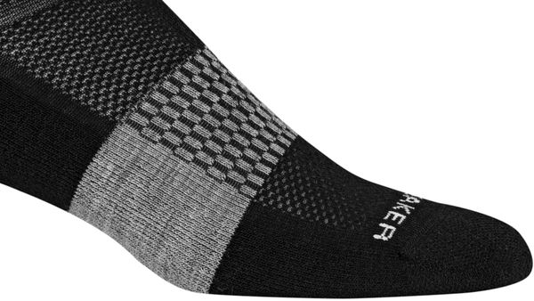 MULTISPORT LT MINI Unisex-Merino-Socken / black/snow/metro hthr / M=42-44