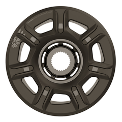 Chainring Aeroguard 38T/36T Bosch Gen4 DM Eagle / black