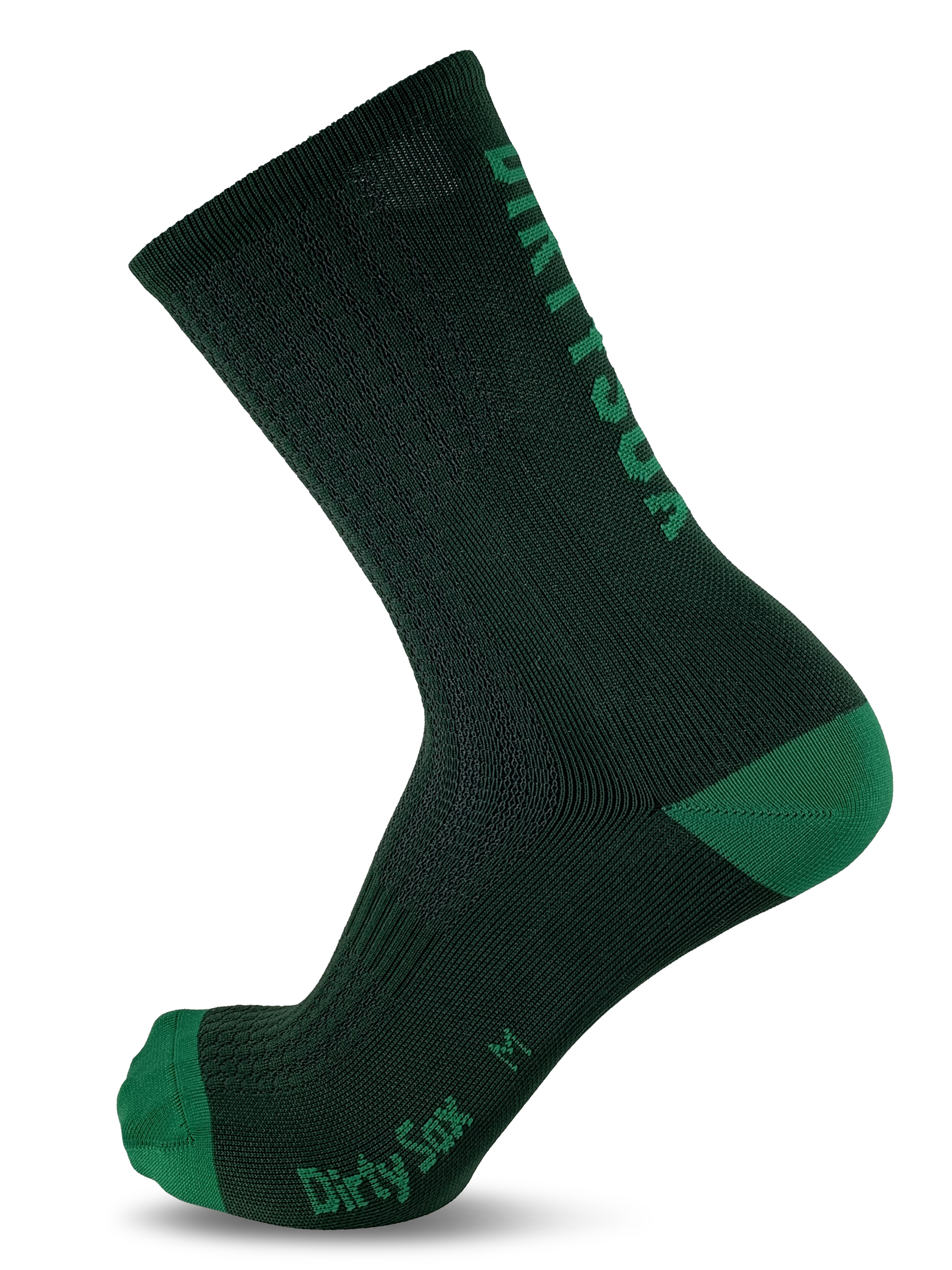 Compress - Velosocken - 17 cm / grün / S=36-39
