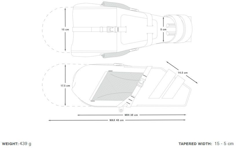 EXPEDITION SADDLE PACK Satteltasche / black / 13l