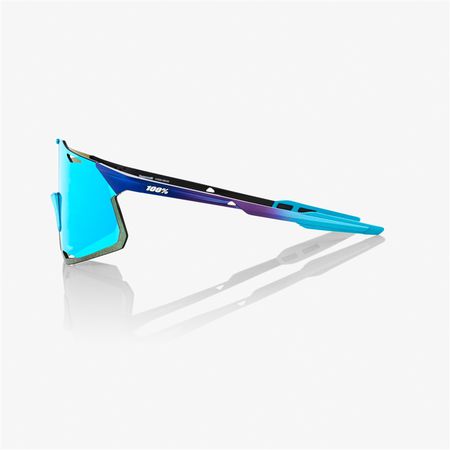 HYPERCRAFT Sonnenbrille mit multilayer und klarer Ersatzlinse / blau metallic