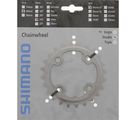 Kettenblatt Deore XT FC-M785 Double / silber / 24 Zähne, AM, 64 mm