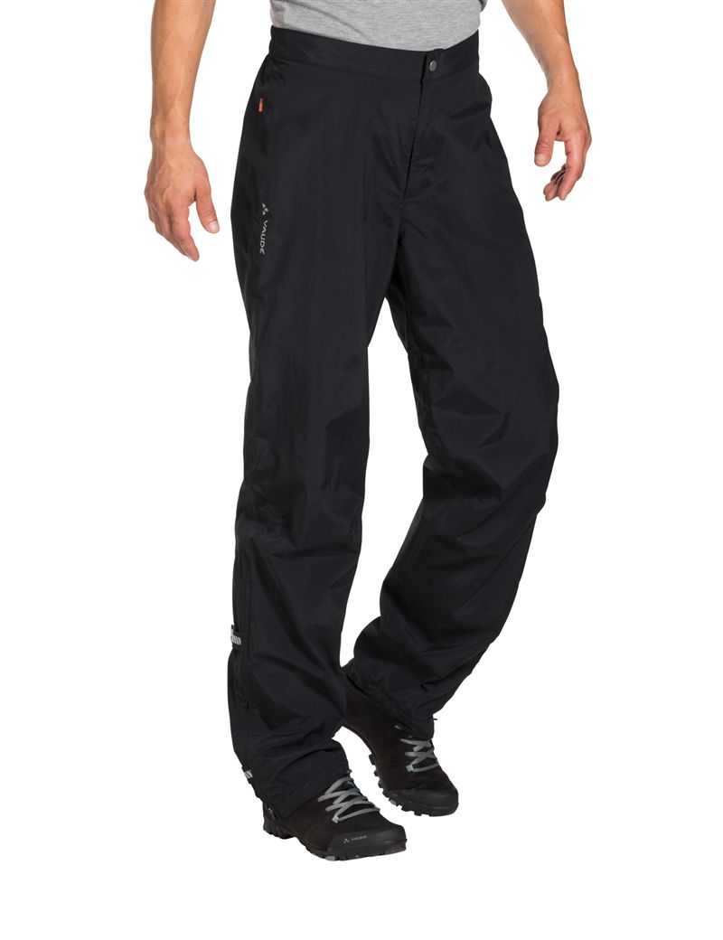 YARAS III SHORT Herren-Regenhose in Kurzgrösse, Schwarz/S