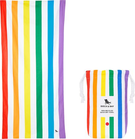 Beach Towels Large / rainbow skies