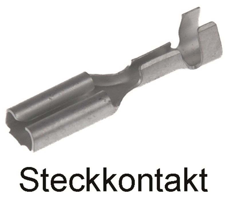 STECKKONTAKTE 0.5mm für Kabel / silber