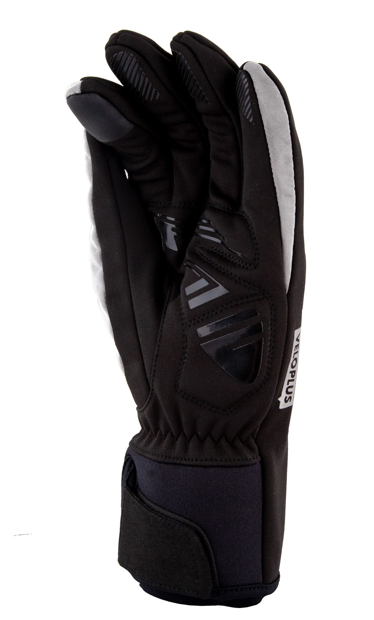 BEAM LIGHT reflektierende Unisex-Softshell-Handschuhe / silber / 3XL=12