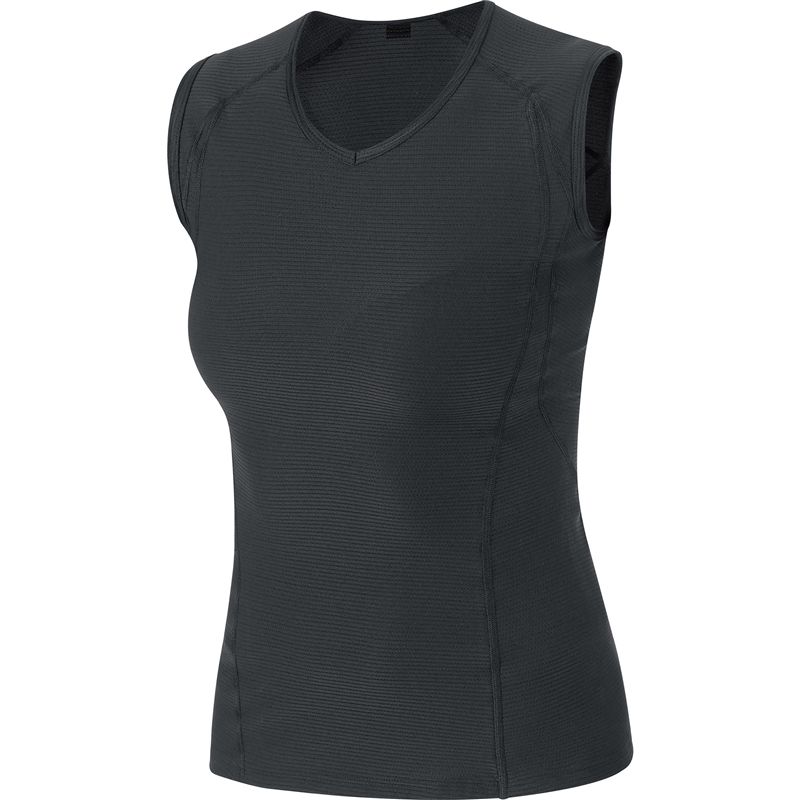 M BASE LAYER Damen-Funktionssinglet / schwarz / 34