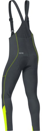 C3 GWS Herren-Softshell-Trägerhose mit Polster / black/neon yellow / S