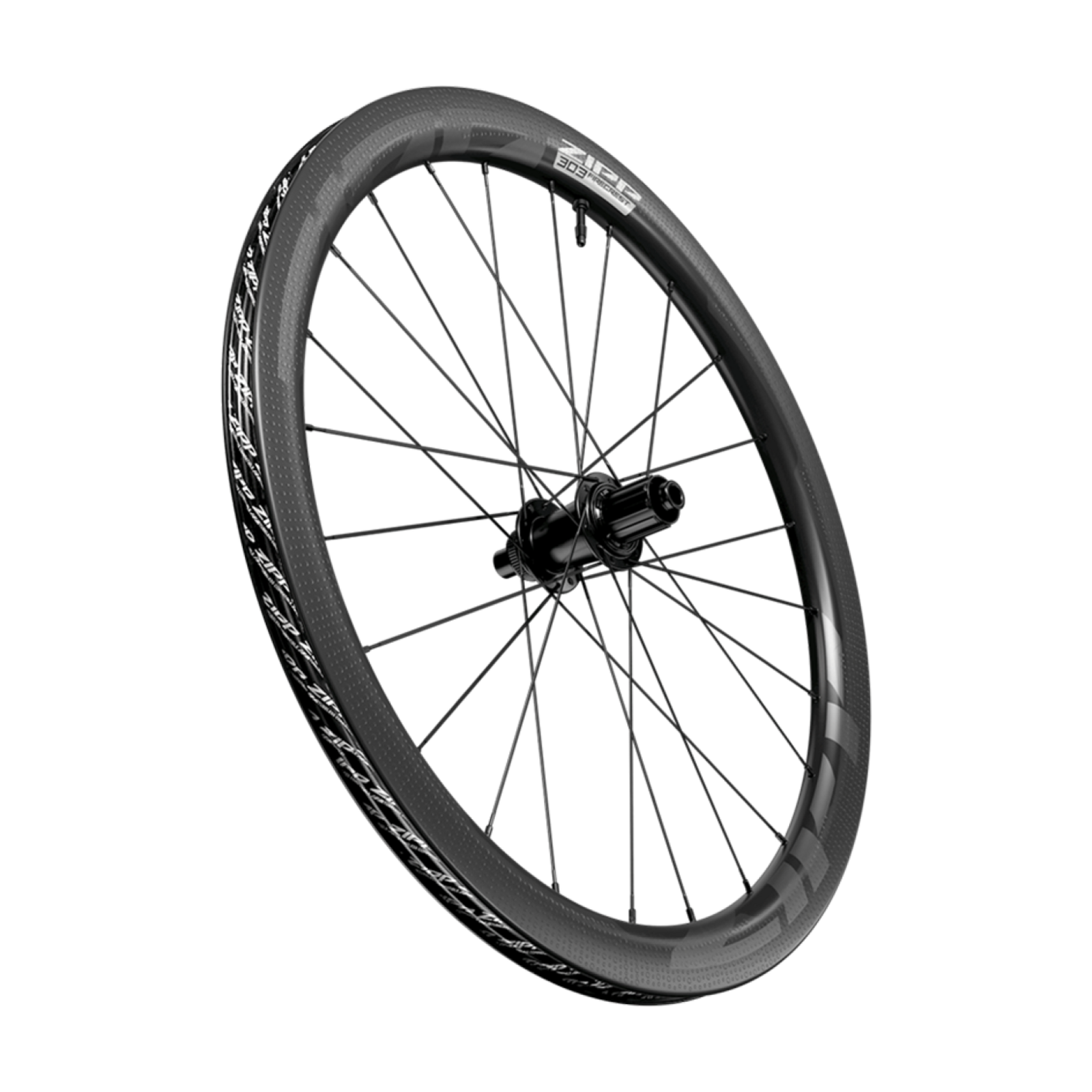 303 Firecrest Tubeless Disc-Brake 650B Rear Wheel / black carbon