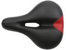 CITÉ Komfortsattel / schwarz rot