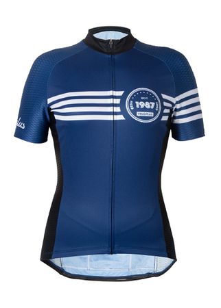 1987 TEAM Damen-Kurzarmtrikot / dunkelblau / XXL