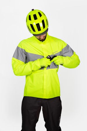 URBAN LUMINITE EN1150 Herren-Regenjacke / neon-gelb / S