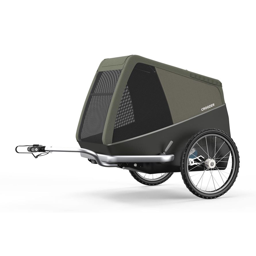 DOG MIKKE Hundeanhänger / moss green / XL