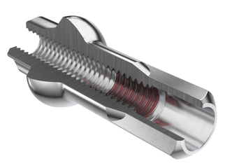 SQUORX NIPPEL Aluminium PL 2.0 X 15mm / silber