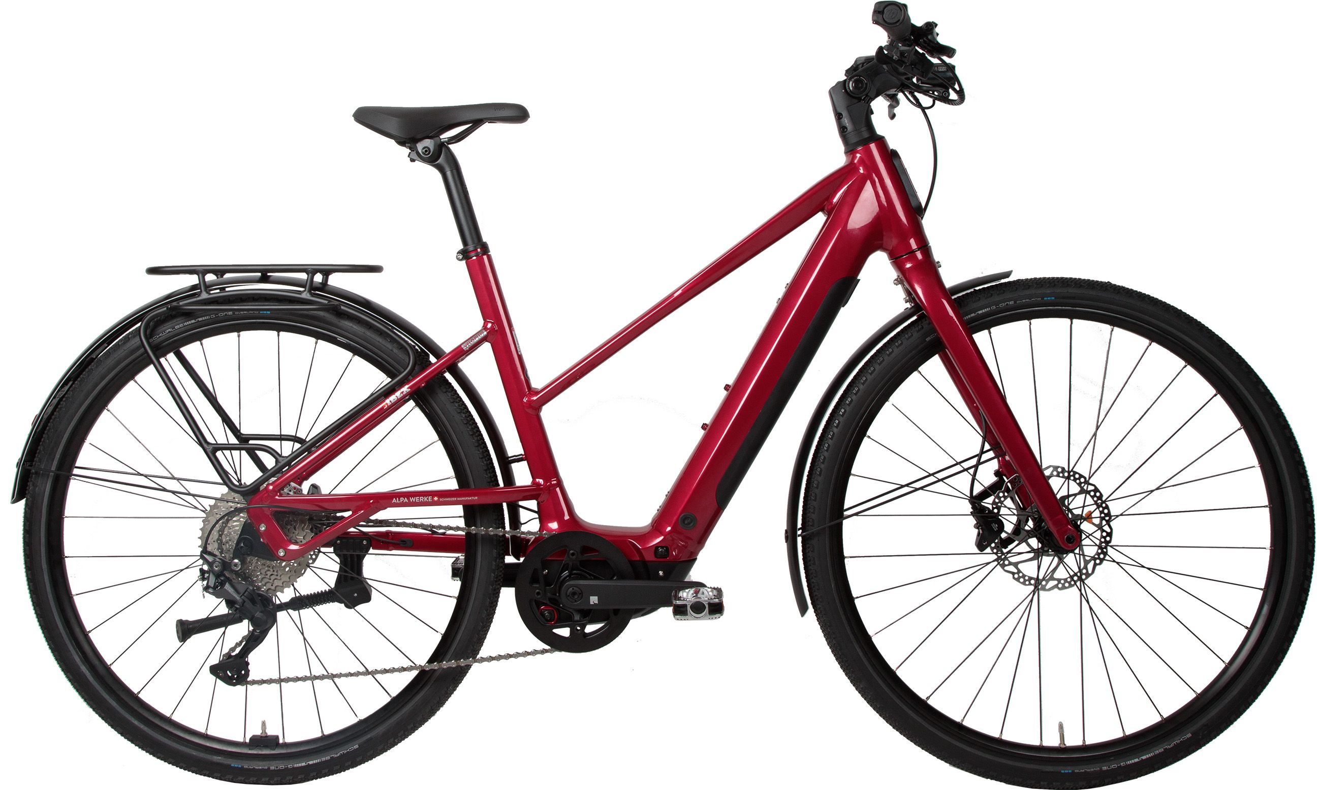 EJUNGLE HERO GOR E-City- und Alltagsvelo / Lava Rot g. p. / 54cm