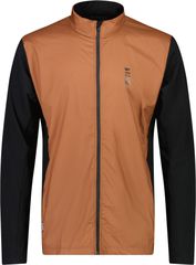 REDWOOD WIND Herren-Merino-Langarmtrikot mit Windschutz / dark copper/black / S
