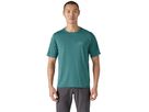 CAP COOL Herren-Kurzarmshirt / strataspire: wetland blue x-dye / M