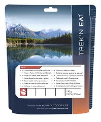TREK N EAT Fertigmahlzeit / Huhn mit Rahmnudeln und Spinat 150g