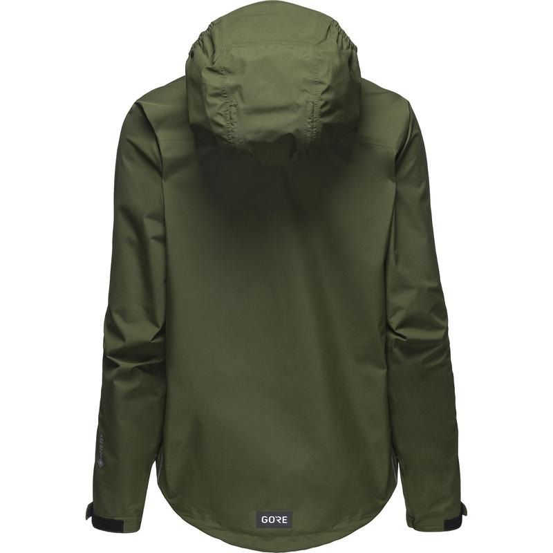 ENDURE GTX Damen-Regenjacke / utility green / 34