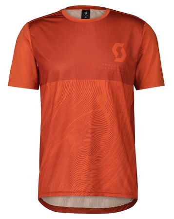 TRAIL VERTIC Herren-Kurzarmshirt / braze orange / S