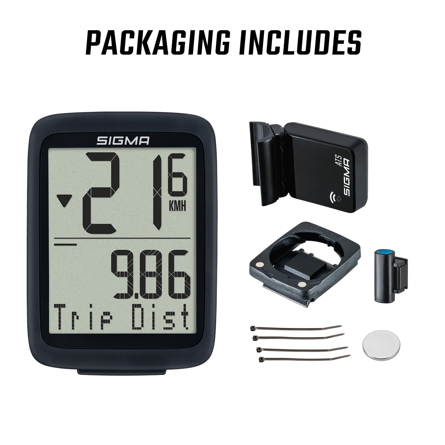 Sigma Computer BC 8.0 WL ATS / schwarz