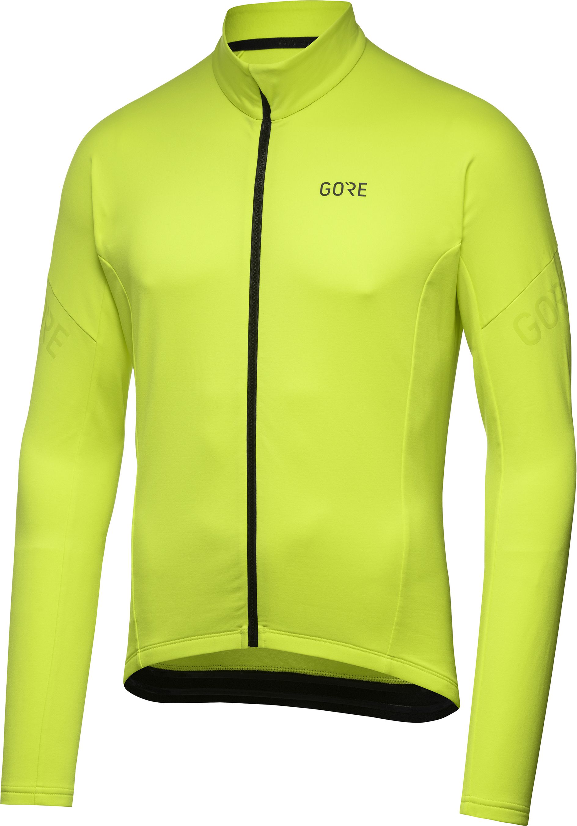 C3 THERMO Herren-Thermo-Langarmtrikot / neon yellow / M