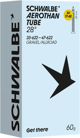 AEROTHAN Schlauch Prestaventil / 28", SV17-AE, 60mm, 33/47-622