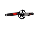 ERA Cinch Crankarm DM (RF136) / carbon/red / 165mm