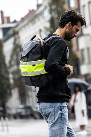 WRAP IT REFLECTIVE BAND mit Klettverschluss / gelb