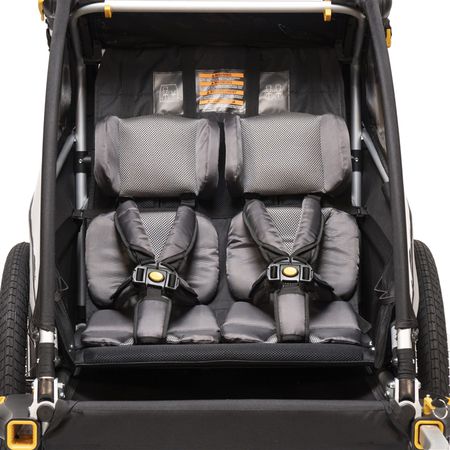 PREMIUM SEAT PADS für Kinderanhänger / schwarz