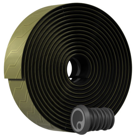 Lenkerband BT black / swamp green / 2300 mm, 3.5 mm, Gravel