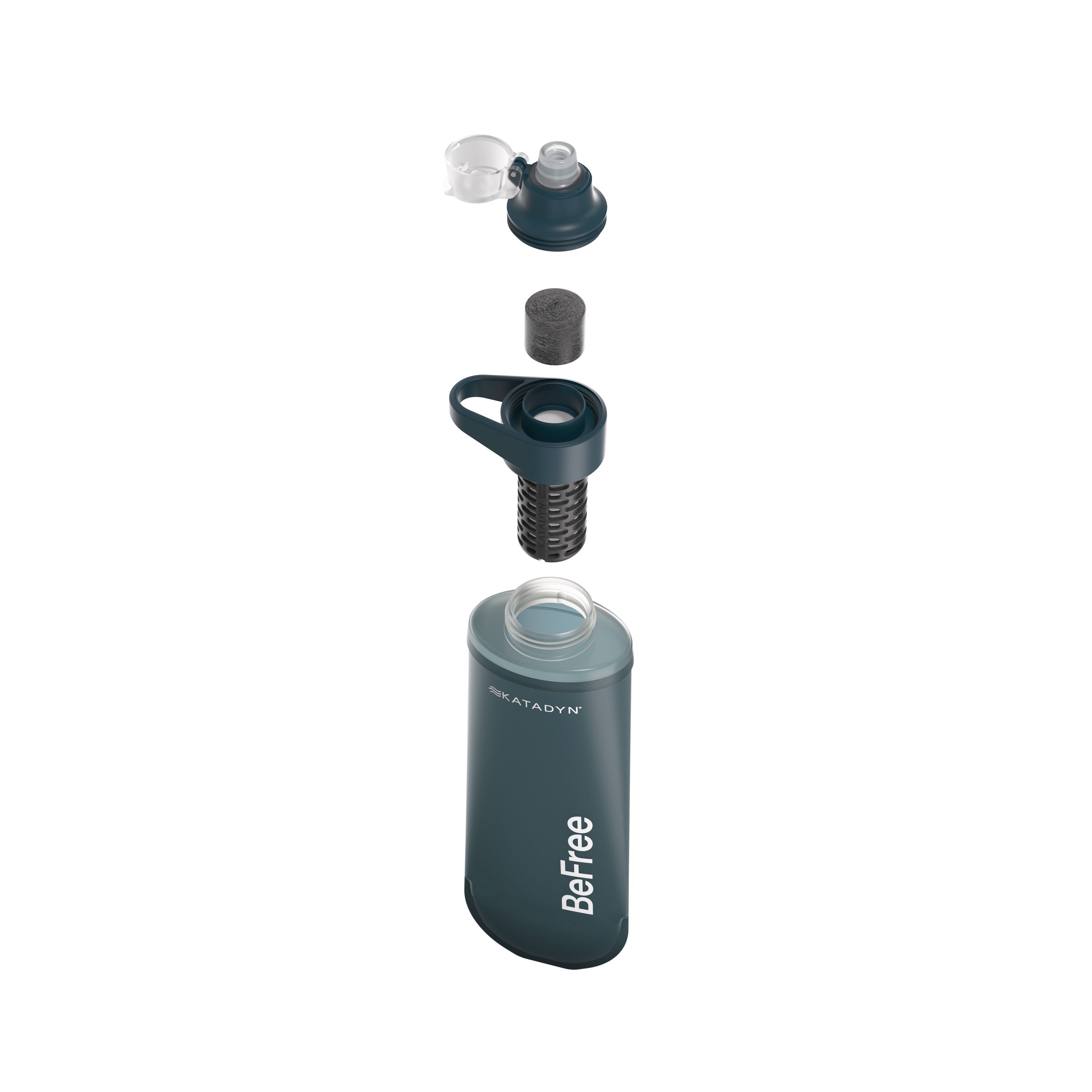 Aktivkohle 3 stk für BEFREE AC Wasserfilter- Flasche