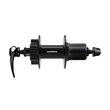 Hinterradnabe FH-QB400 8/9/10/11-Gang 135 mm 32-Loch 6-Loch / schwarz / 36