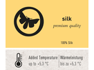 MUMMY LINER 5.3°C Schlafsackeinlage mumienförmig aus Seide