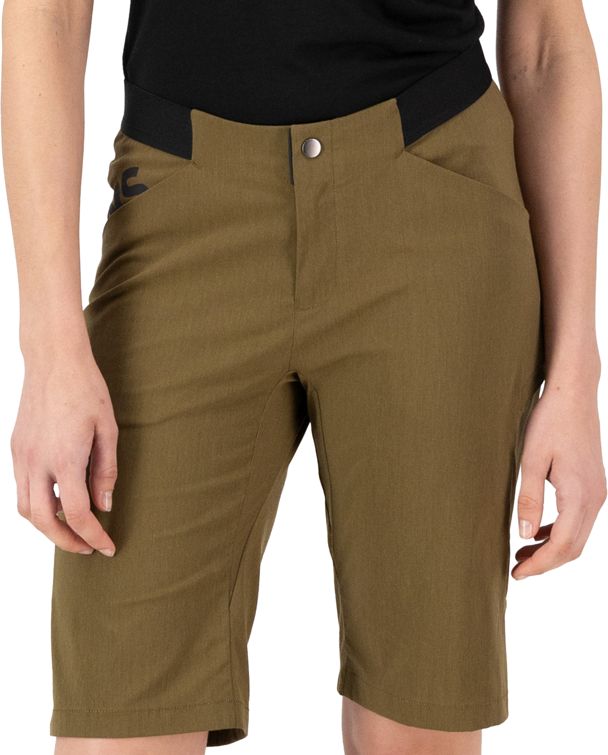 DIVERSION Damen-Bikeshorts / dark olive / S