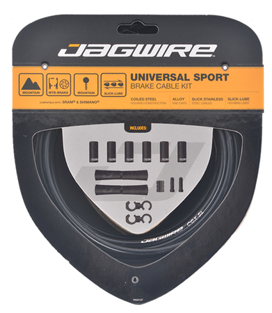 UNIVERSAL SPORT MTB Bremskabelset / schwarz