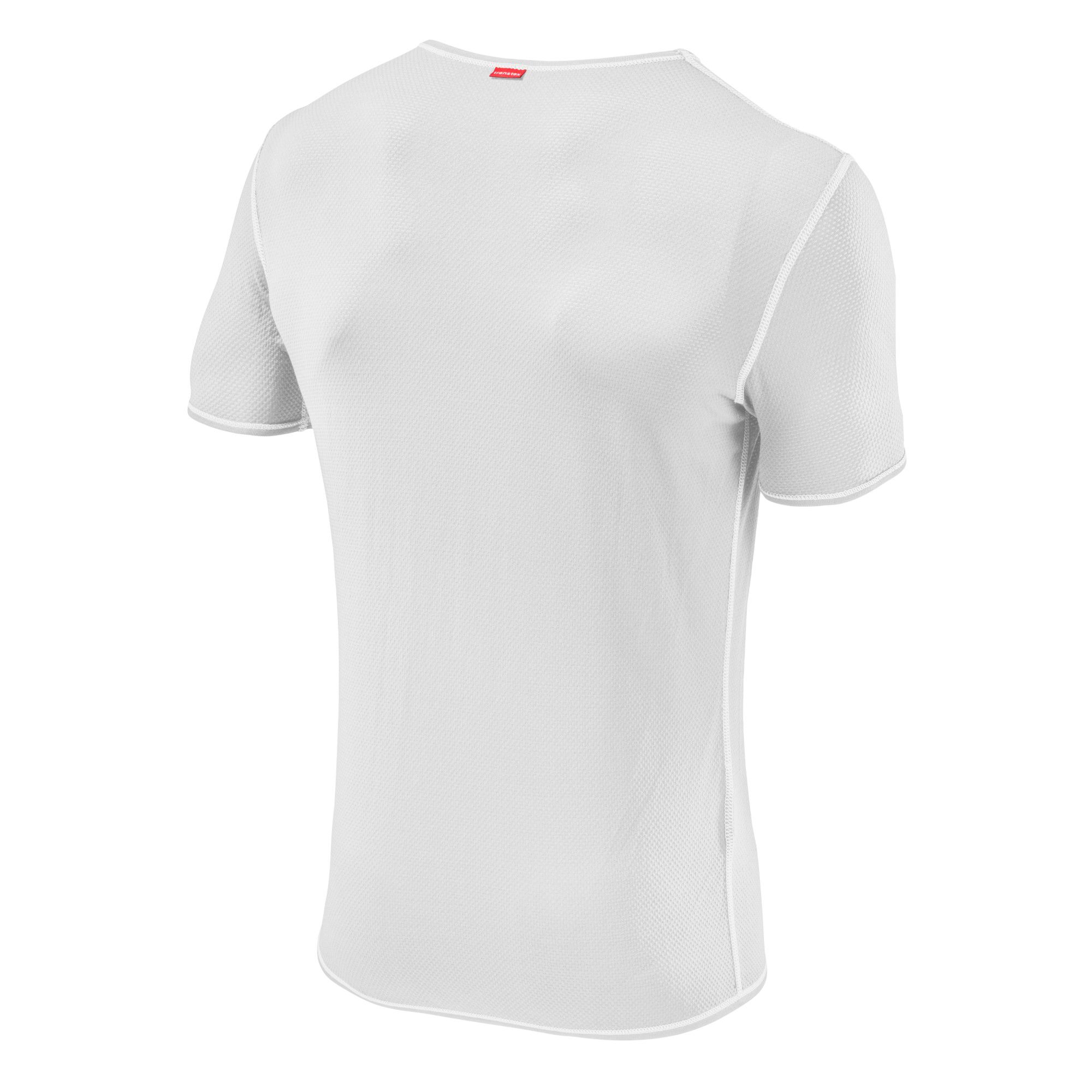 TRANSTEX LIGHT Herren-Kurzarmshirt / white / 48