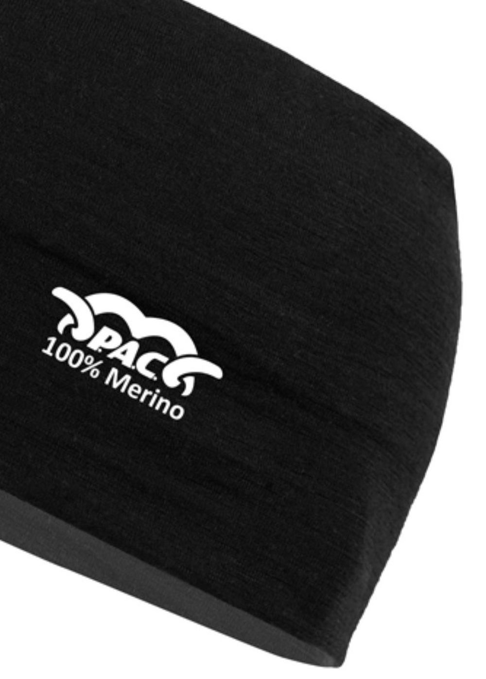 Merino Headband / total black