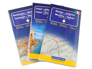 ITALIEN Strassenkarten / MARKEN/UMBRIEN 009