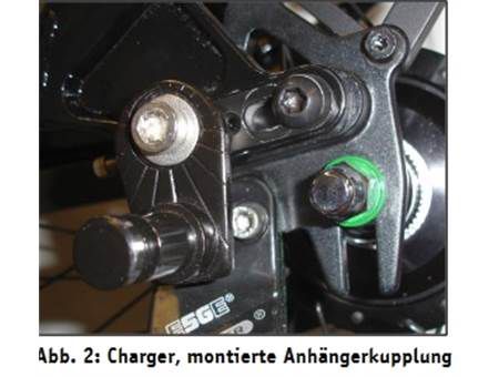ADAPTER-PLATTER R&M für Veloanhänger / black