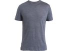 SPHERE III Herren-Merino-Kurzarmshirt / midnight navy hthr / XXL