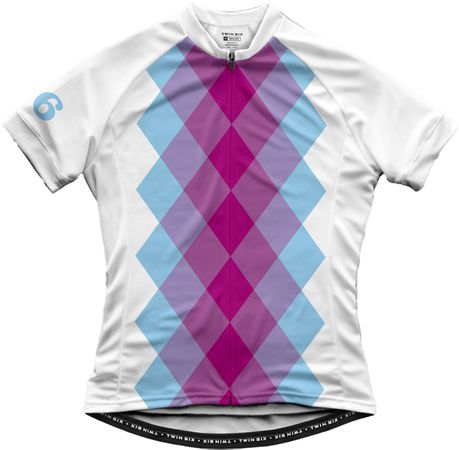 THE ARGYLE Damen-Kurzarmtrikot / white / L