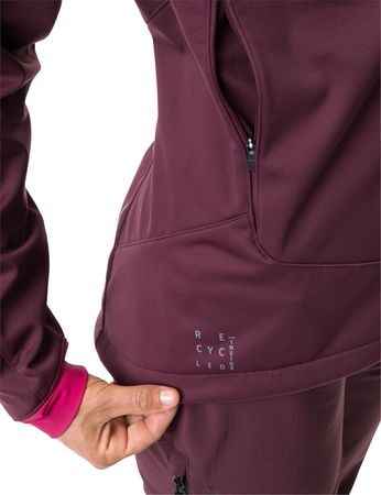 QIMSA Damen-Softshelljacke / cassis / 36